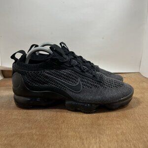 Nike Air VaporMax 2021 Flyknit Triple Black Men’s Size 8 Running Shoes